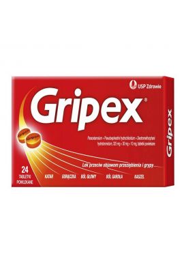 GRIPEX 24 TABL Apteka Pharmacy UK