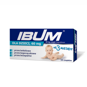 Ibum czopki 60mg dla dzieci od 3 miesiaca 10 sztuk-0