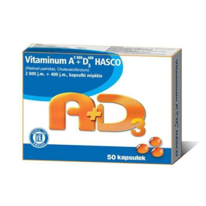 Vitaminum A 2000+D3 400 50 kapsułek
