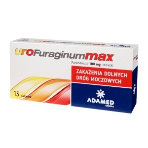 UroFuraginum Max, 15 tabletek
