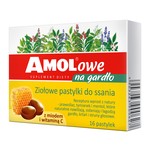 Amolowe na gardlo,z miodem i witamina C, 16 szt.-0