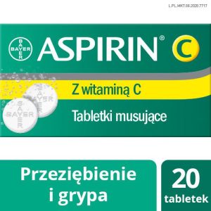 Aspirin C, 400 mg + 240 mg, tabletki musujace, 20 szt. -0
