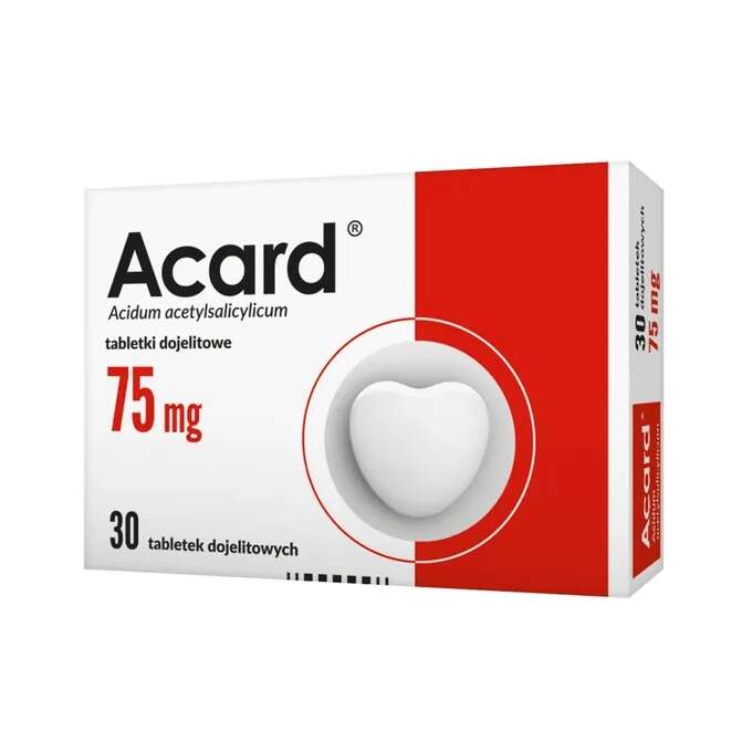 ACARD 75mg 30 tabletek -0 ACARD 75mg 30 tabletek -0