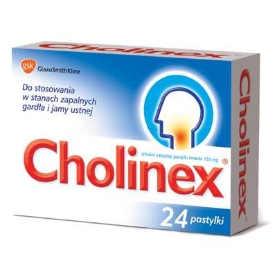 Cholinex 150mg, 24 pastylki do ssania-0 Cholinex 150mg, 24 pastylki do ssania-0