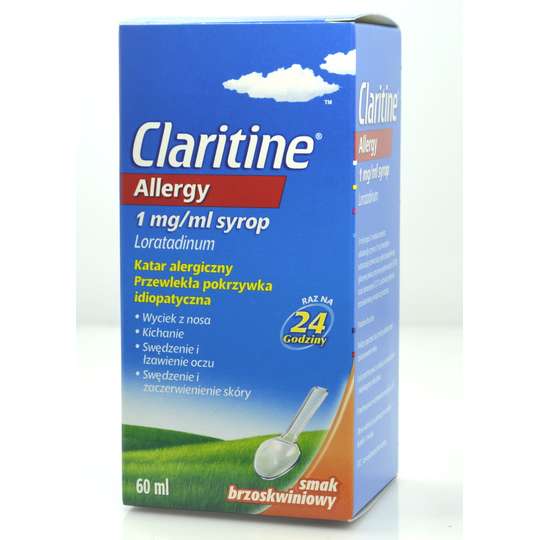 Claritine Allergy 1mg/ml syrop 60ml-315 Claritine Allergy 1mg/ml syrop 60ml-315