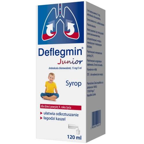 Deflegmin Junior 15mg/5ml, syrop, 120ml-0 Deflegmin Junior 15mg/5ml, syrop, 120ml-0