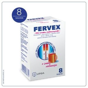 Fervex granulat , malinowy 8 saszetek-0