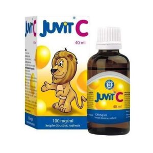 Juvit C 100mg/ml krople dla dzieci od 28 dnia zycia 40ml-0