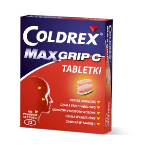 Coldrex Maxgrip C, 12 tabletek-0