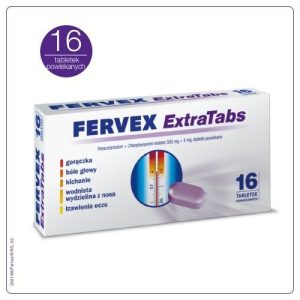 Fervex Extra Tabs, 16 tabletek -0