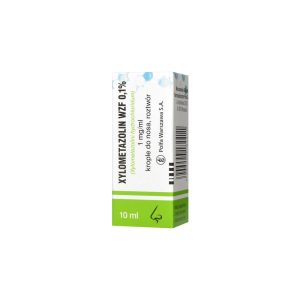 Xylometazolin WZF 0.1% krople do nosa, 10ml-0