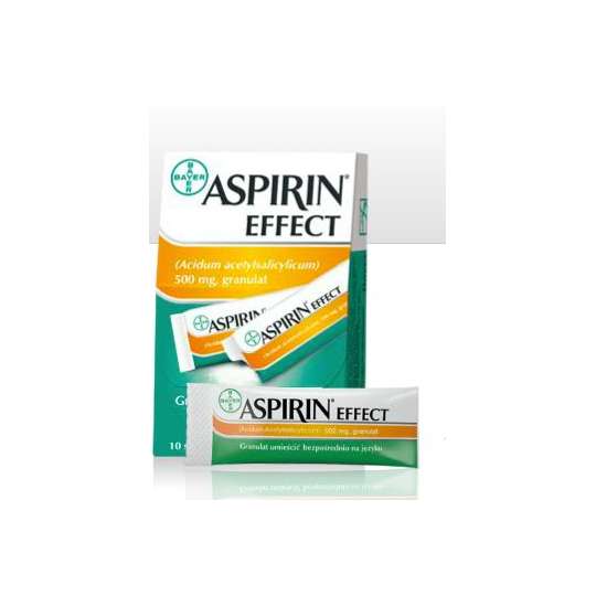 Aspirin Effect 500mg, 10 saszetek-905 Aspirin Effect 500mg, 10 saszetek-905