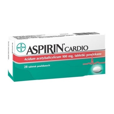 Aspirin Cardio 28 tabletek powlekanych-0 Aspirin Cardio 28 tabletek powlekanych-0