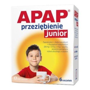 Apap przeziebienie junior 6 sasz-0
