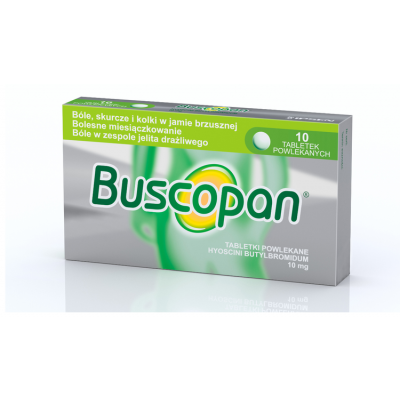 Buscopan 10mg, 10 tabletek-0 Buscopan 10mg, 10 tabletek-0