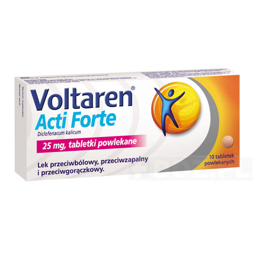 Voltaren Acti Forte 25mg, 10 tabletek powlekanych-0 Voltaren Acti Forte 25mg, 10 tabletek powlekanych-0