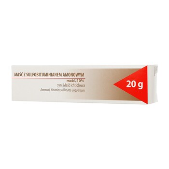 Maść z sulfobituminianem amonowym 20 g (Hasco) ICHTIOLOWA-0 Maść z sulfobituminianem amonowym 20 g (Hasco) ICHTIOLOWA-0
