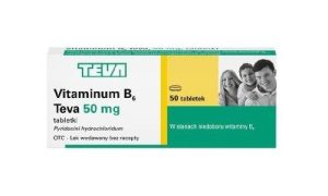 Vitaminum B6 - 0,05g 50 tabletek TEVA-0