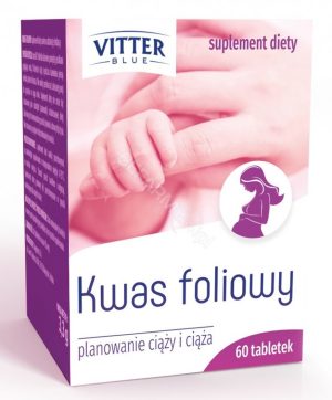 Kwas Foliowy VITTER BLUE tabl. 60 tabl.-0