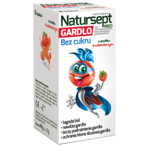 Natursept Med Gardło lizaki bez cukru, 6 sztuk -0
