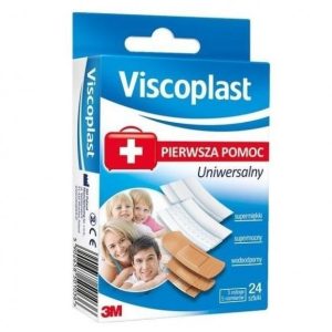Plastry Viscoplast Pierwsza pomoc Zestaw UNIWERSALNY 24 sztuki-0