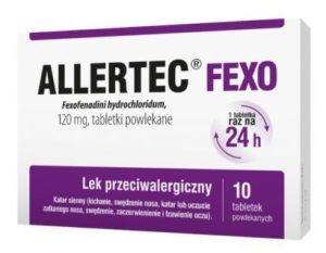 Allertec Fexo 120mg, 10 tabletek -0