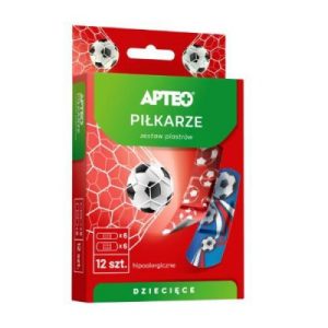 Plastry APTEO dla dzieci piłkarze 12szt-0