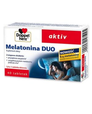 Melatonina DUO, 40 tabletek Doppelherz aktiv-0