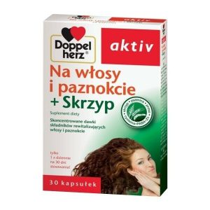 Doppelherz aktiv Na włosy i paznokci+skrzy-0