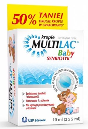 Multilac Baby synbiotyk krople 2 x 5 ml -0
