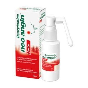 Neo-angin Benzydamine forte aer.dogardł. 3-0