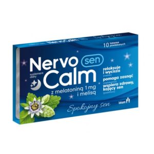 NervoCalm Sen z melatoniną 1mg i melisą ta-0