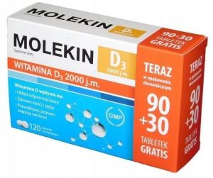 Molekin D3 2000 j .m. w oleju lnianym 125-0