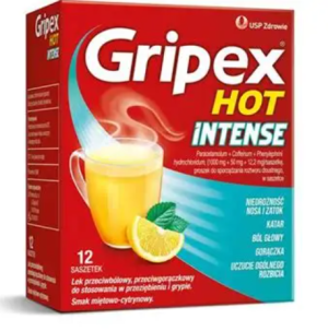 Gripex Hot Intense prosz.dosporz.roz. 12sa-0